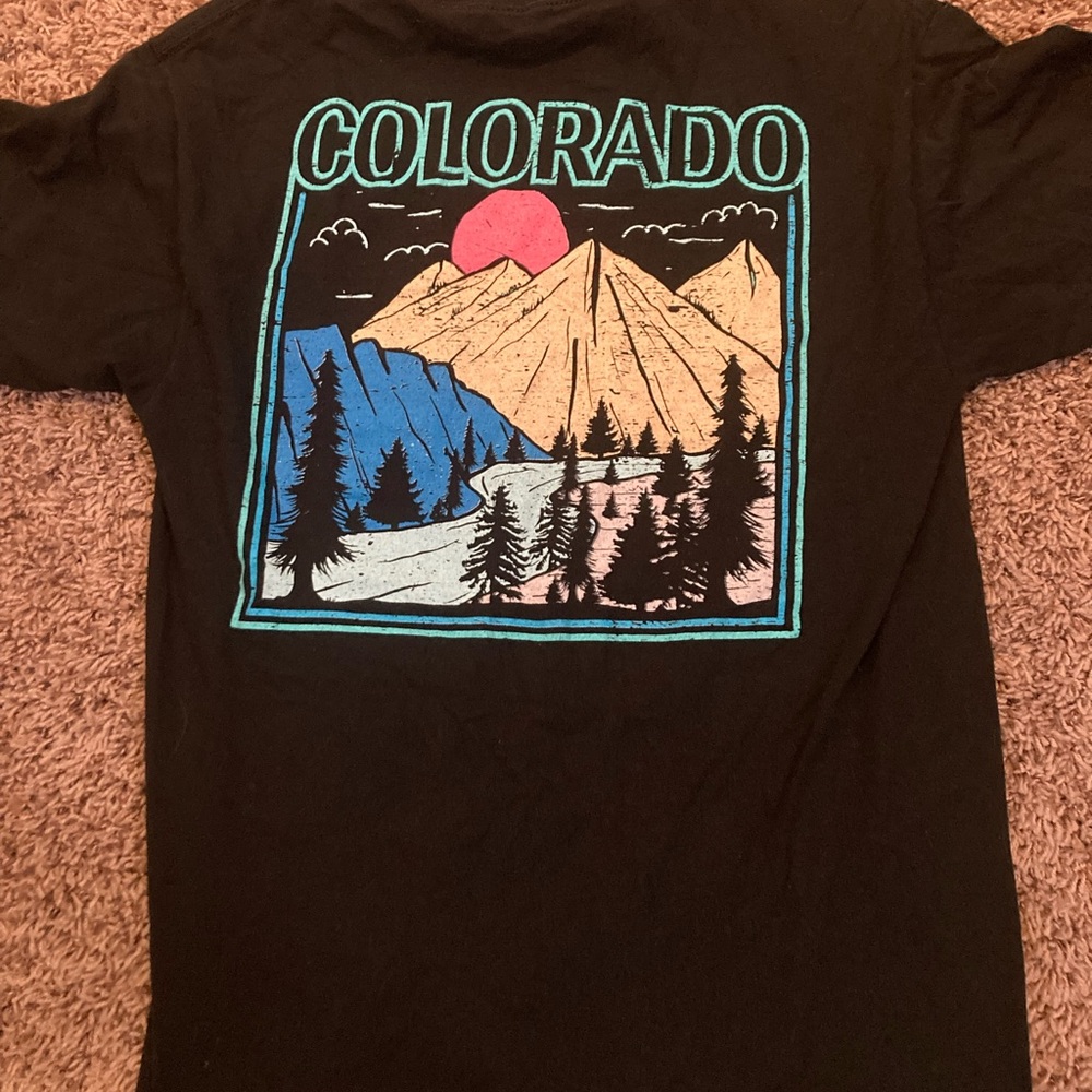Black Colorado Graphic T-Shirt